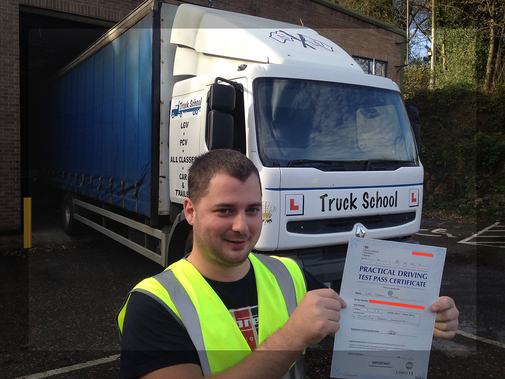 Luke Carter passed class 2 FIRST TIME with Truck School