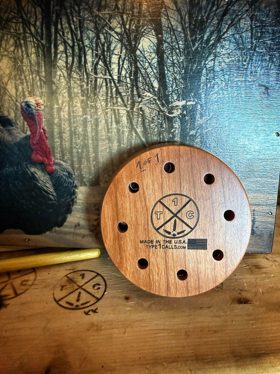 Thumbnail: 1-of-1 CustomTurkey Calls & Box