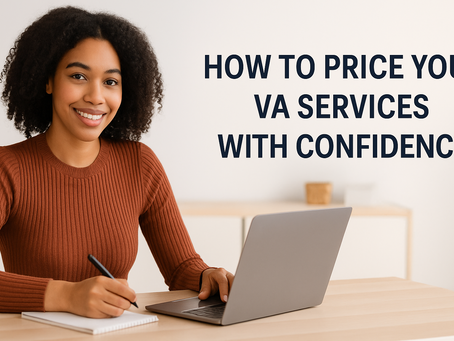 How to Price Your VA Services with Confidence
