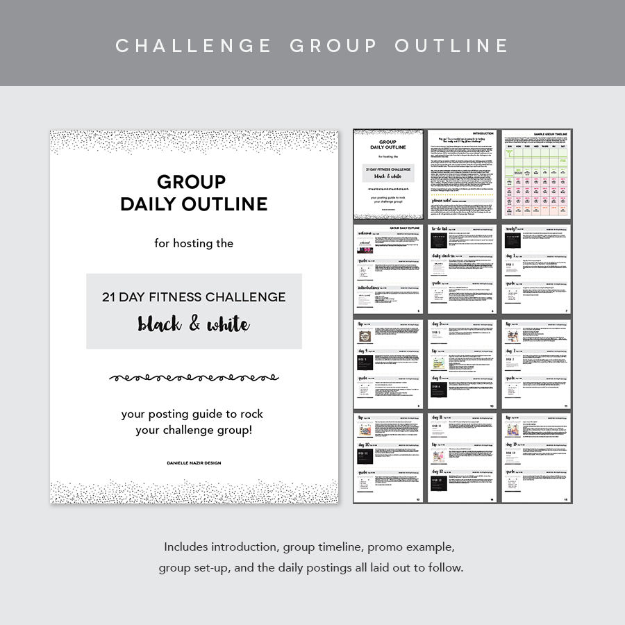Thumbnail: Black 21 Day Fitness Challenge Group Kit