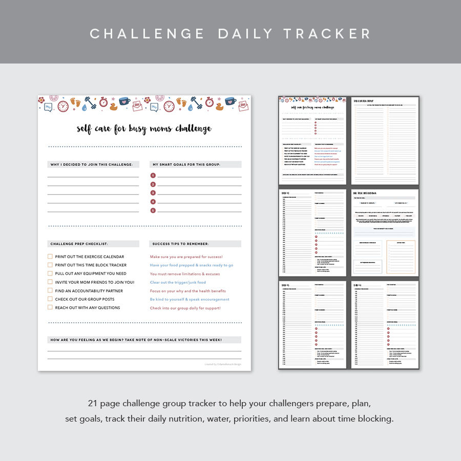 Thumbnail: 14 Day Self-Care for Busy Moms Challenge Group Kit