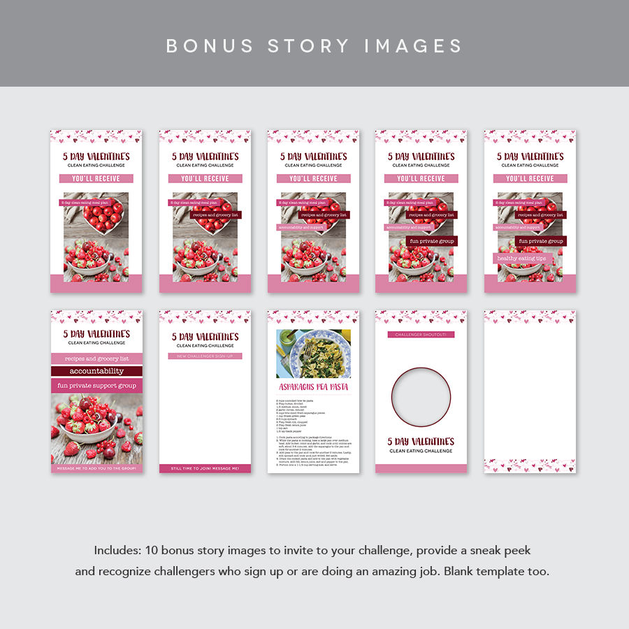 Thumbnail: 5 Day Valentine's Clean Eating Challenge Group Kit