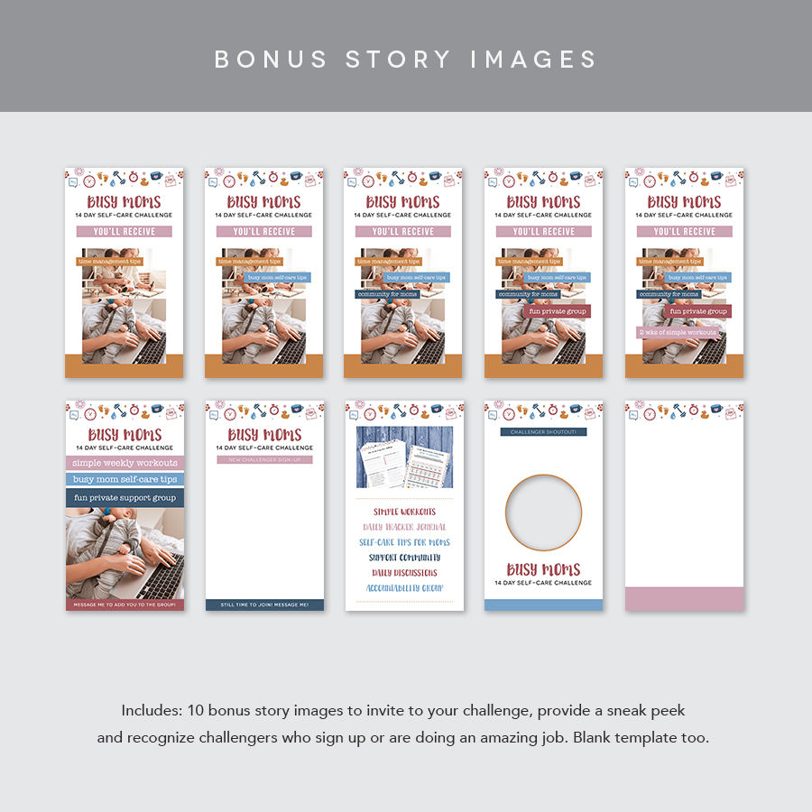 Thumbnail: 14 Day Self-Care for Busy Moms Challenge Group Kit