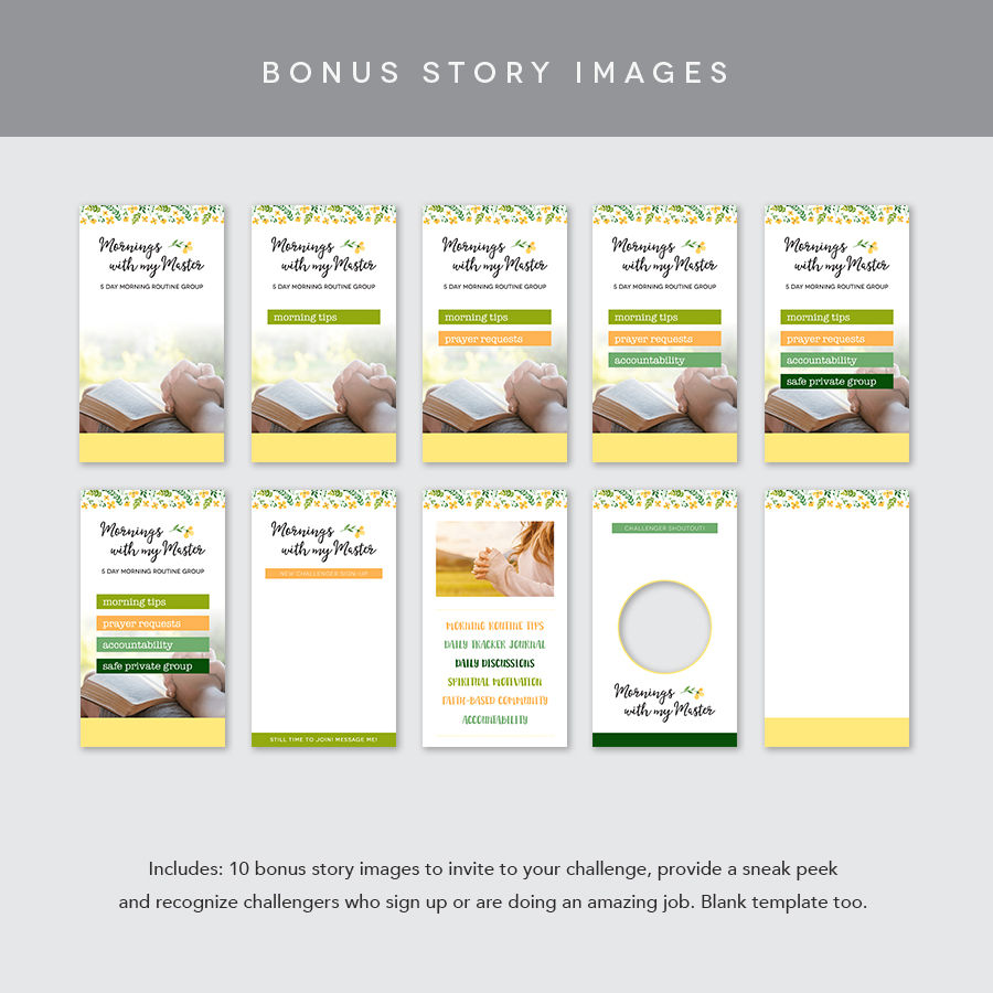 Thumbnail: 5 Day Mornings with My Master Challenge Group Kit
