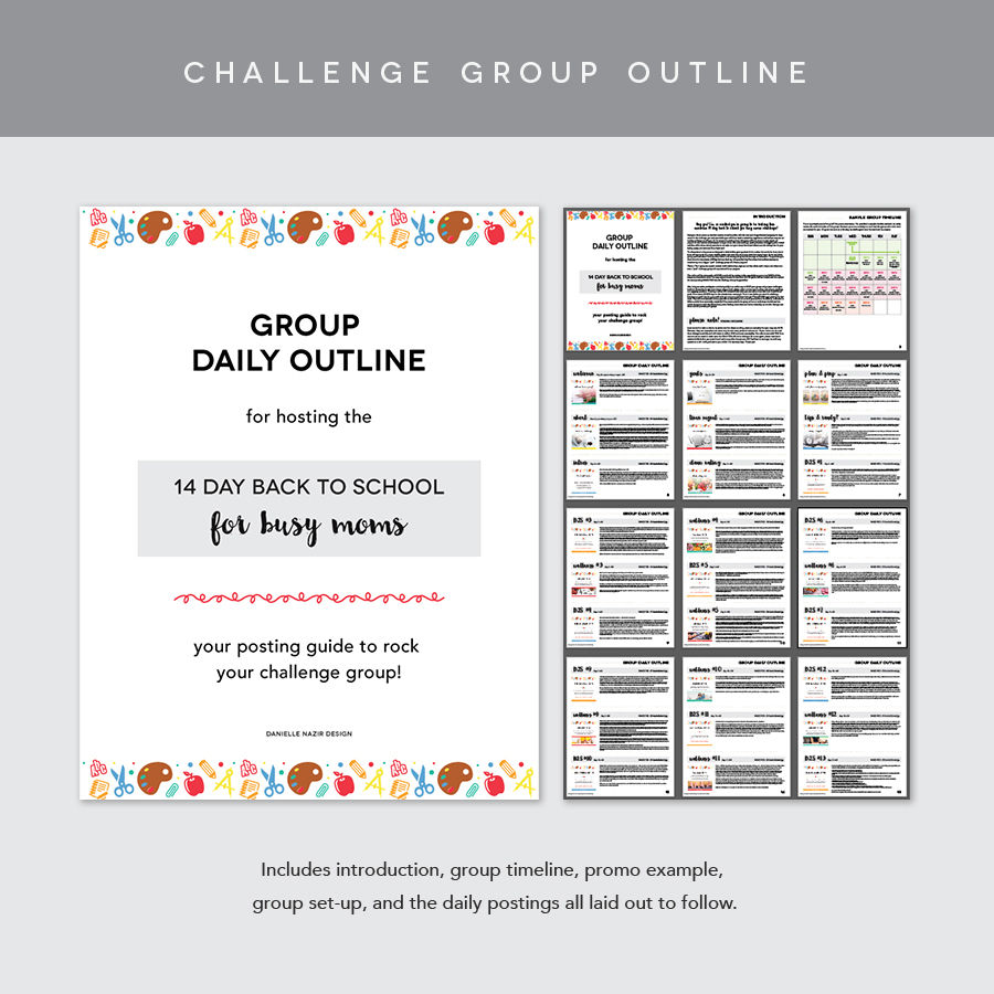 Thumbnail: 14 Day Busy Moms Back-to-School Challenge Group Kit