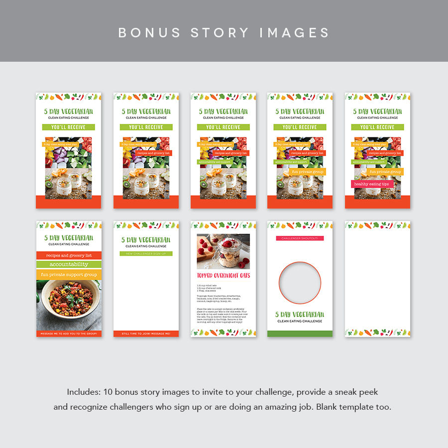 Thumbnail: 5 Day Vegetarian Challenge Group Kit