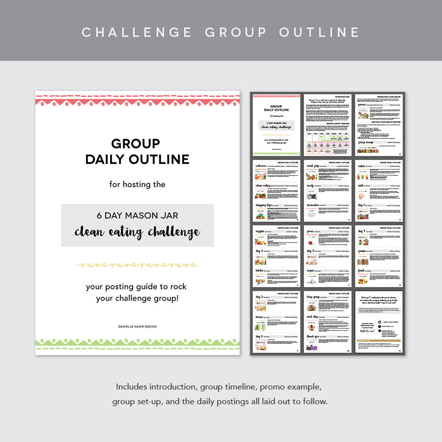 Thumbnail: 6 Day Mason Jar Clean Eating Challenge Group Kit