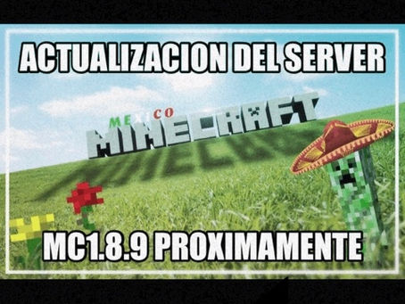 Próxima actualización de Blaster Craft Server a MC1.8.9 espérala...