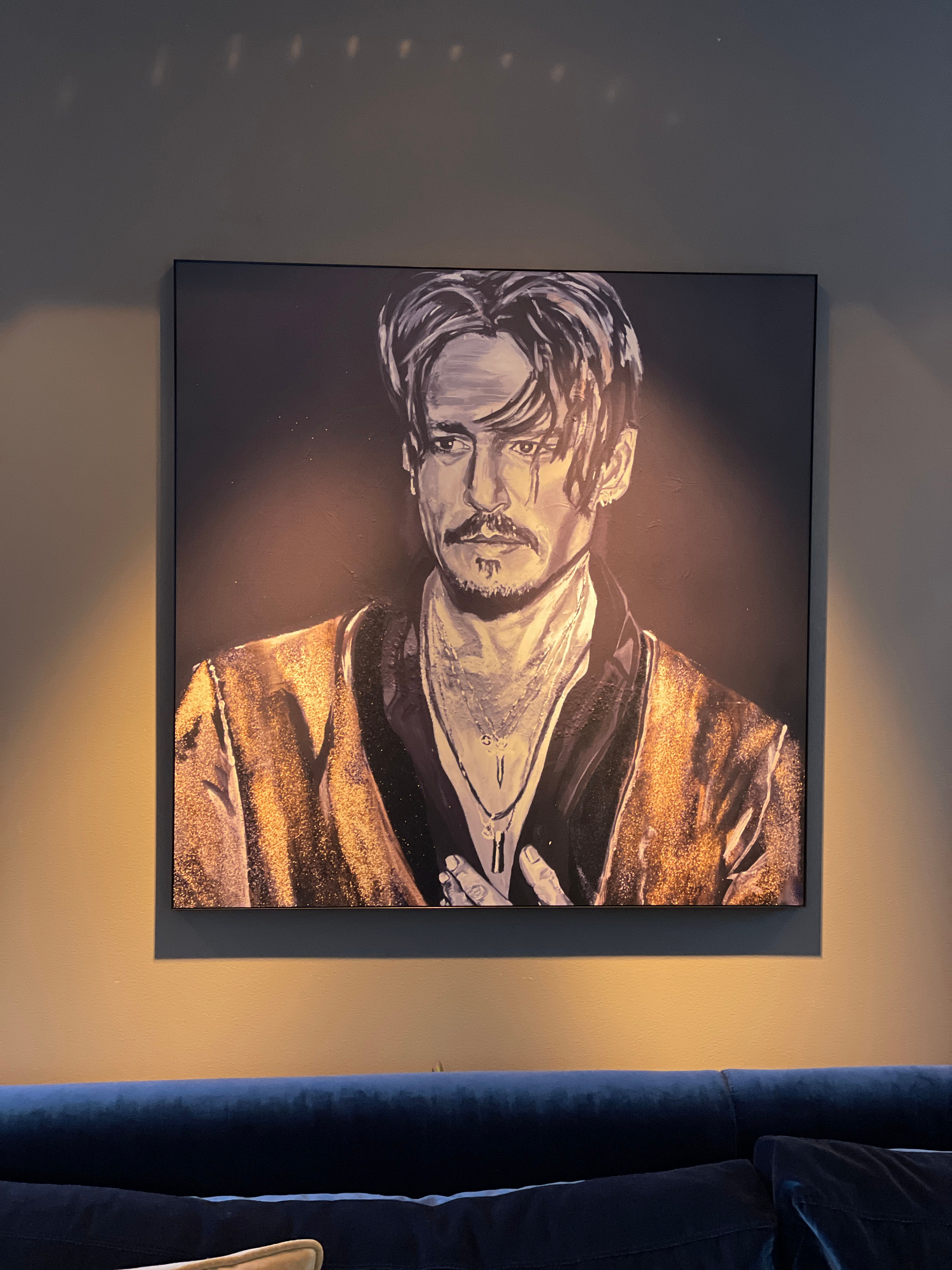 "JD" framed aluminium print