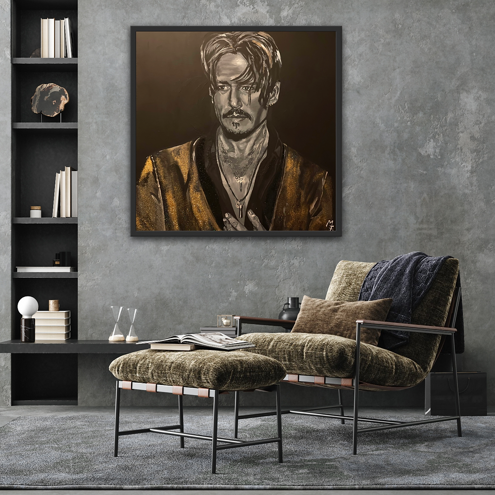 Miniatyrbilde: "JD" framed aluminium print