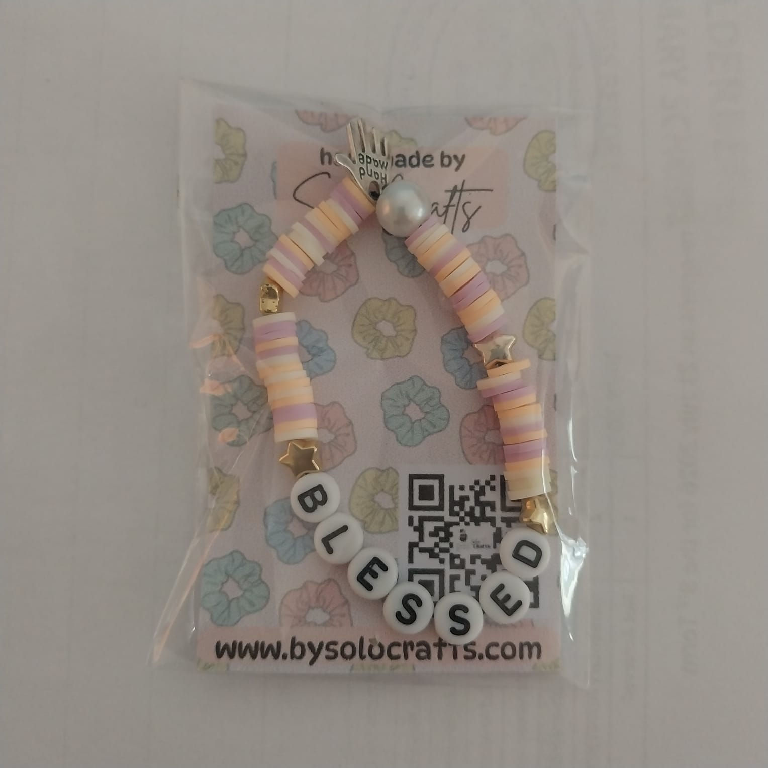 Handmade Beaded Bracelets - Blessed