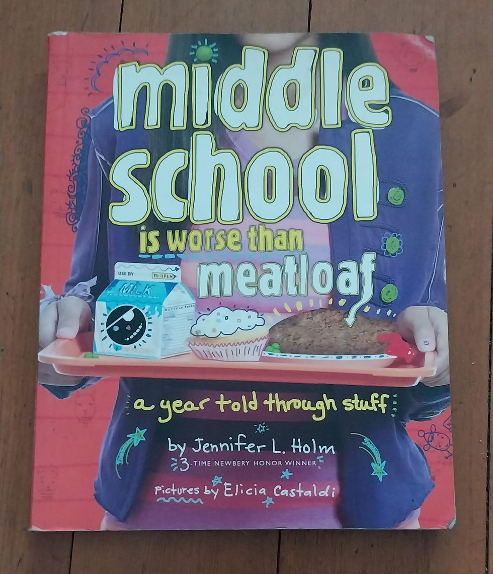 Book - Middle school is worse than meatloaf