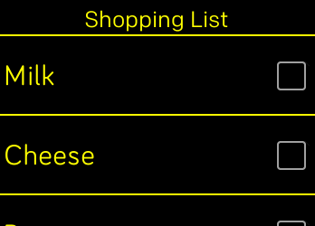Checklist