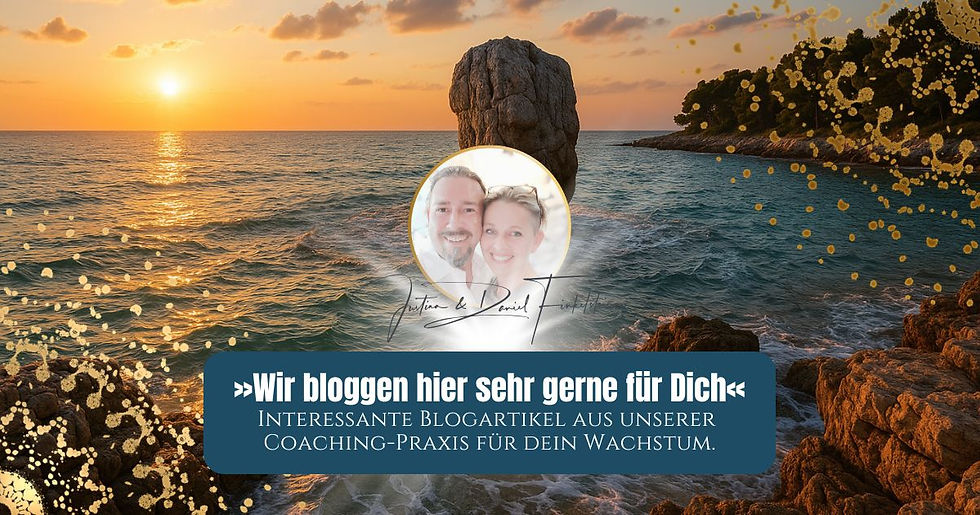 Ein massiver Fels erhebt sich unerschütterlich aus der Brandung vor der istrischen Küste – umgeben von aufgewühltem Meer, während der Sonnenuntergang die Szenerie in warmes, goldenes Licht taucht. Dieses Bild steht symbolisch für die Arbeit von Justina & Daniel Finkelstein: Menschen in stürmischen Zeiten Halt geben, sie mit Klarheit, Stabilität und innerer Stärke zu begleiten – als Fels in der Brandung ihres Wandels. Die wilde See repräsentiert Herausforderungen im Leben, der unbewegte Fels das verkörperte Empowerment, das durch ihre Begleitung möglich wird.