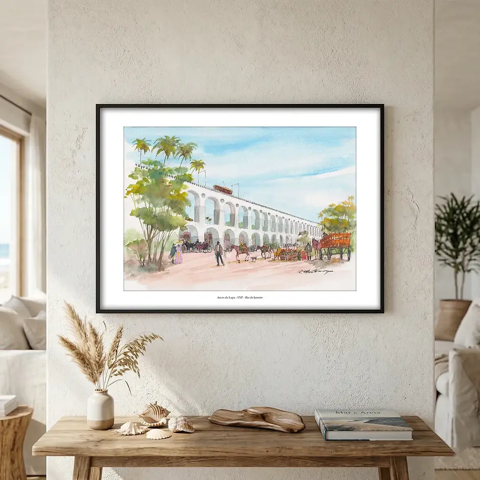 Miniatura: Arcos da Lapa - 1747 - Rio de Janeiro