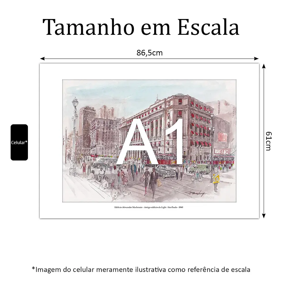 Miniatura: Edifício Alexandre Mackenzie - Antigo edifício da Light - São Paulo - 1960