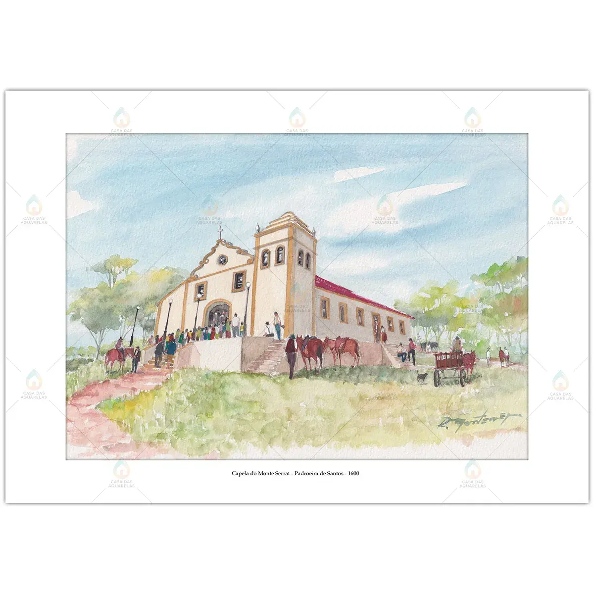 Capela do Monte Serrat - Padroeira de Santos - 1600