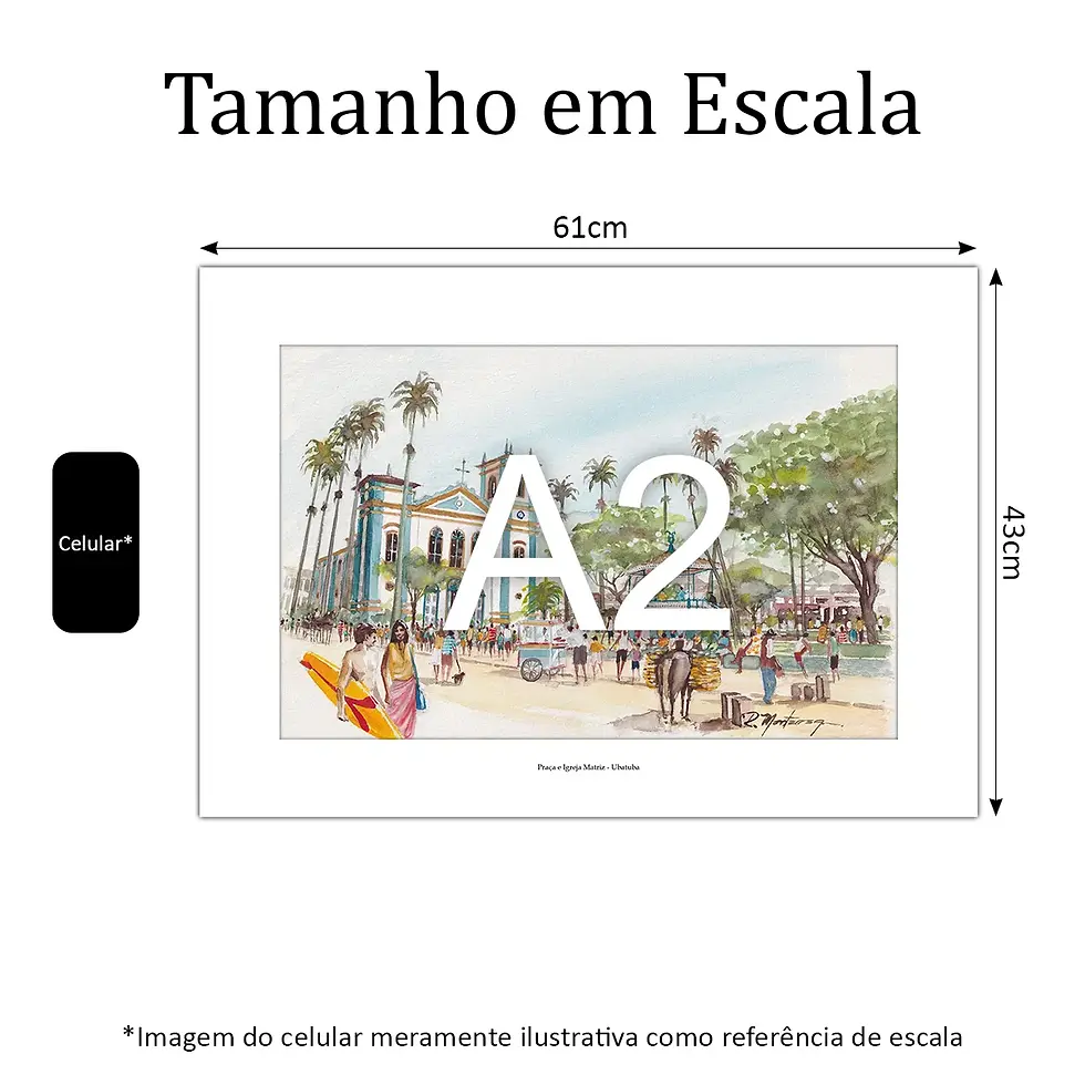 Miniatura: Praça e Igreja Matriz - Ubatuba