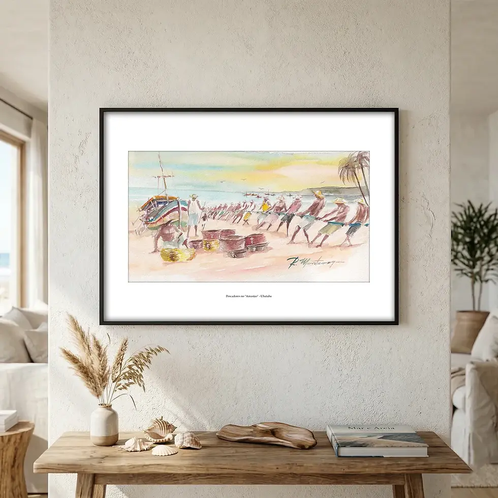 Miniatura: Pescadores no "Arrastão" - Ubatuba