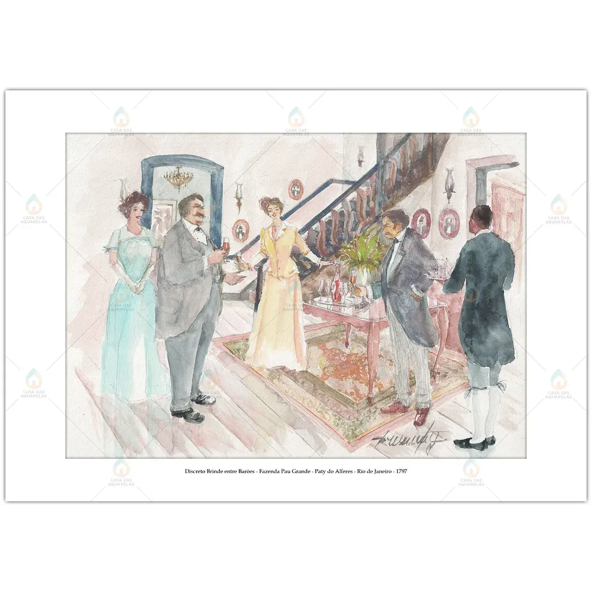 Discreto Brinde entre Barões - Fazenda Pau Grande - Paty do Alferes - RJ