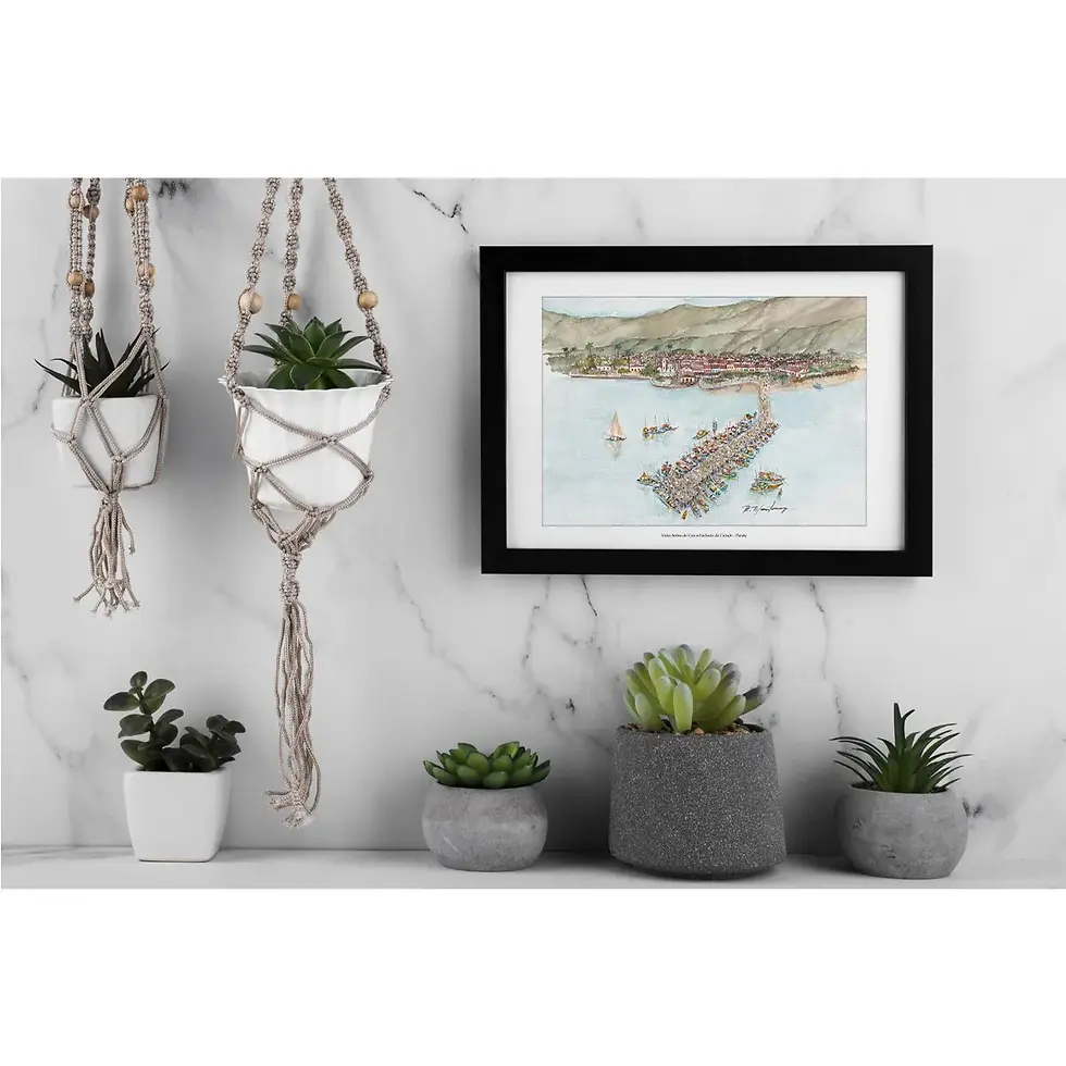 Miniatura: Vista Aérea do Cais e Fachada da Cidade - Paraty