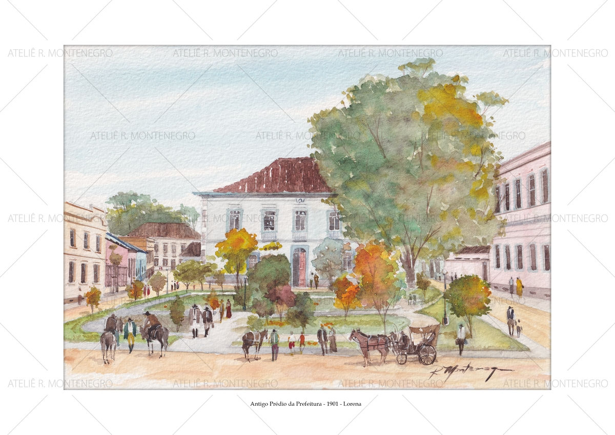 Antigo Prédio da Prefeitura - 1901 - Lorena