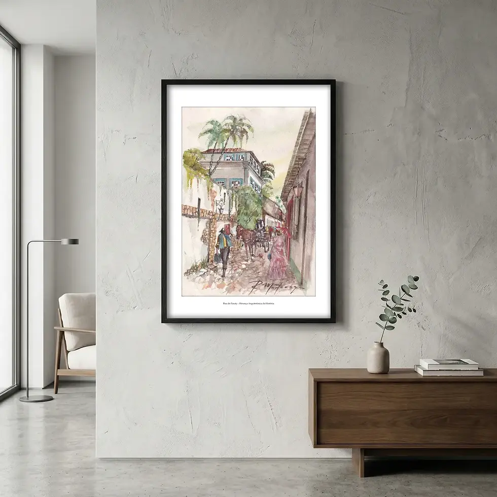 Miniatura: Rua de Paraty - Herança Arquitetônica da História