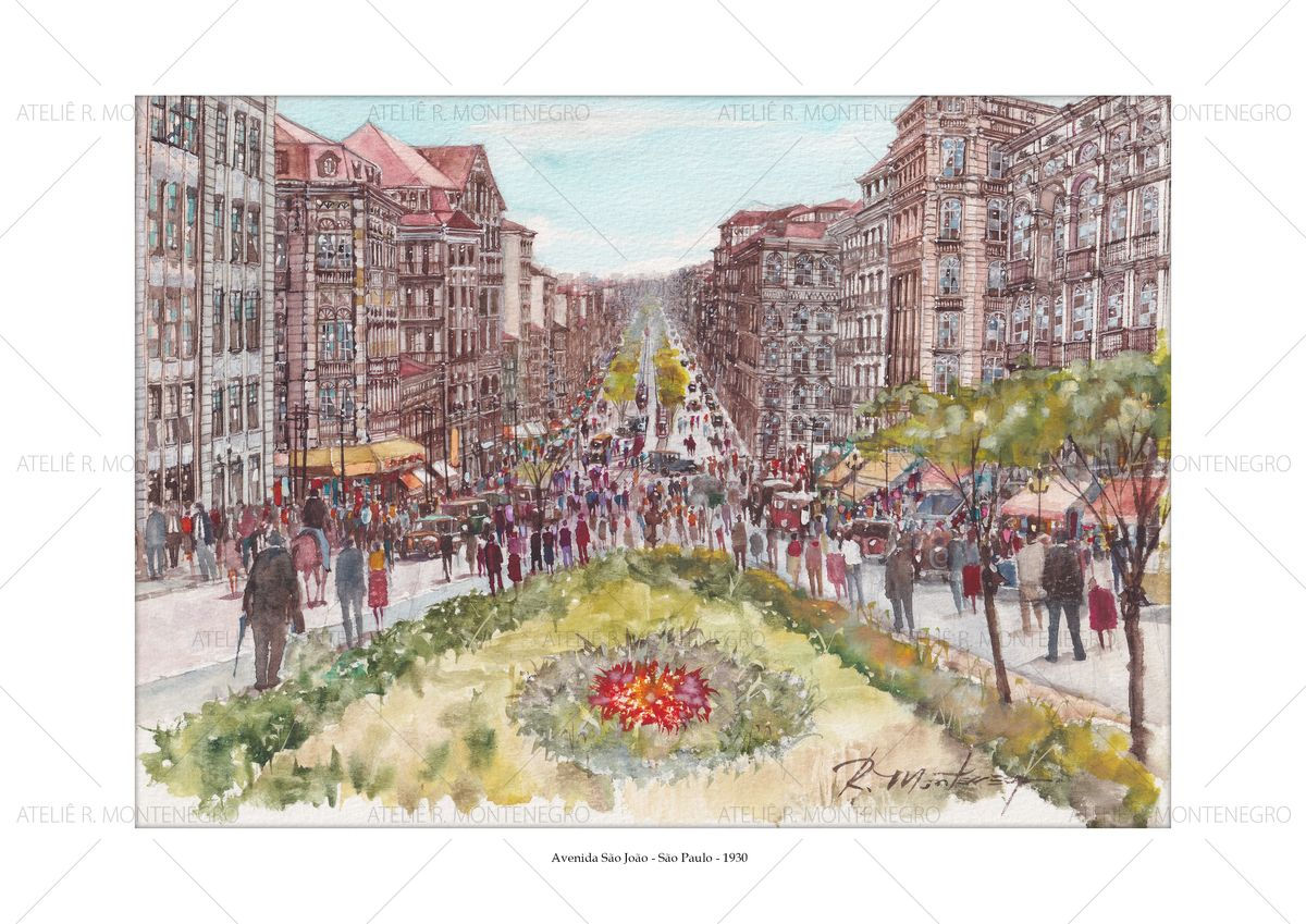 Avenida São João - São Paulo - 1930