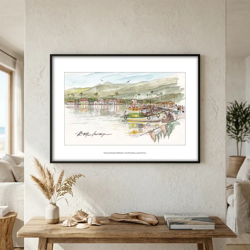 Miniatura: Paraty testemunha da História - Vista Panorâmica a partir do Cais