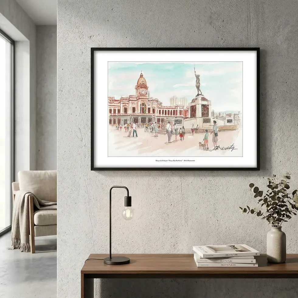 Miniatura: Praça da Estação "Praça Rui Barbosa" - Belo Horizonte