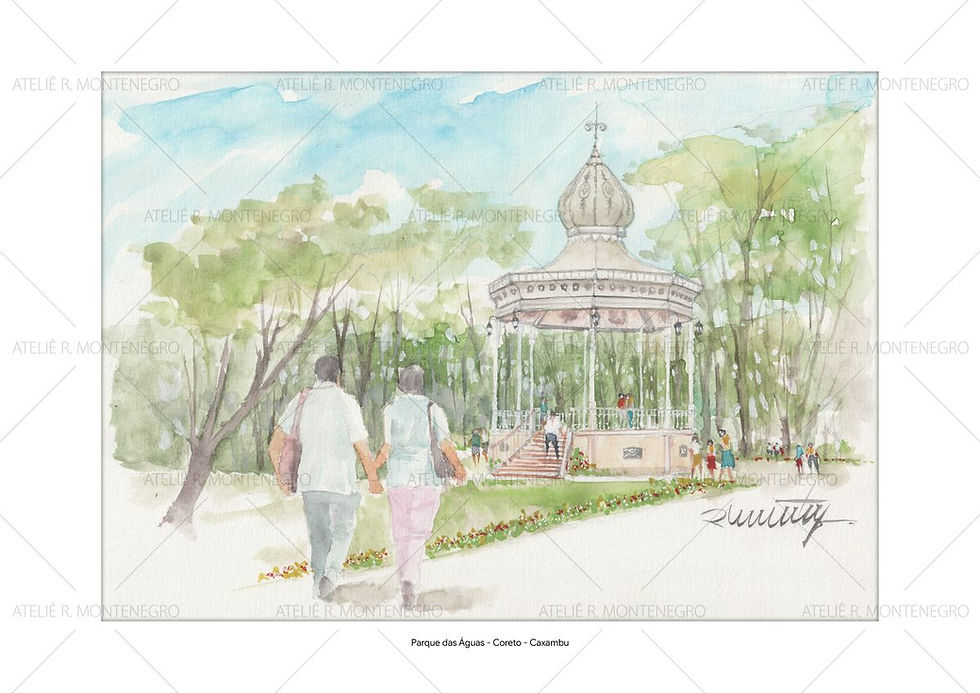 Parque das Águas - Coreto - Caxambu