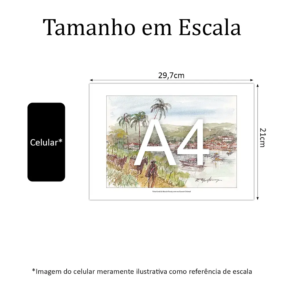 Miniatura: Vista Geral da Baia de Paraty com seu Casario Colonial