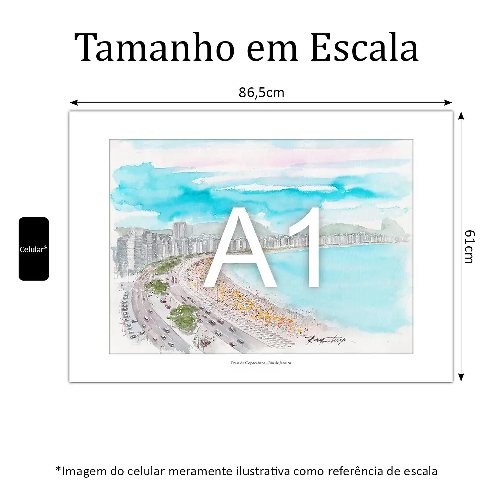 Miniatura: Praia de Copacabana - Rio de Janeiro