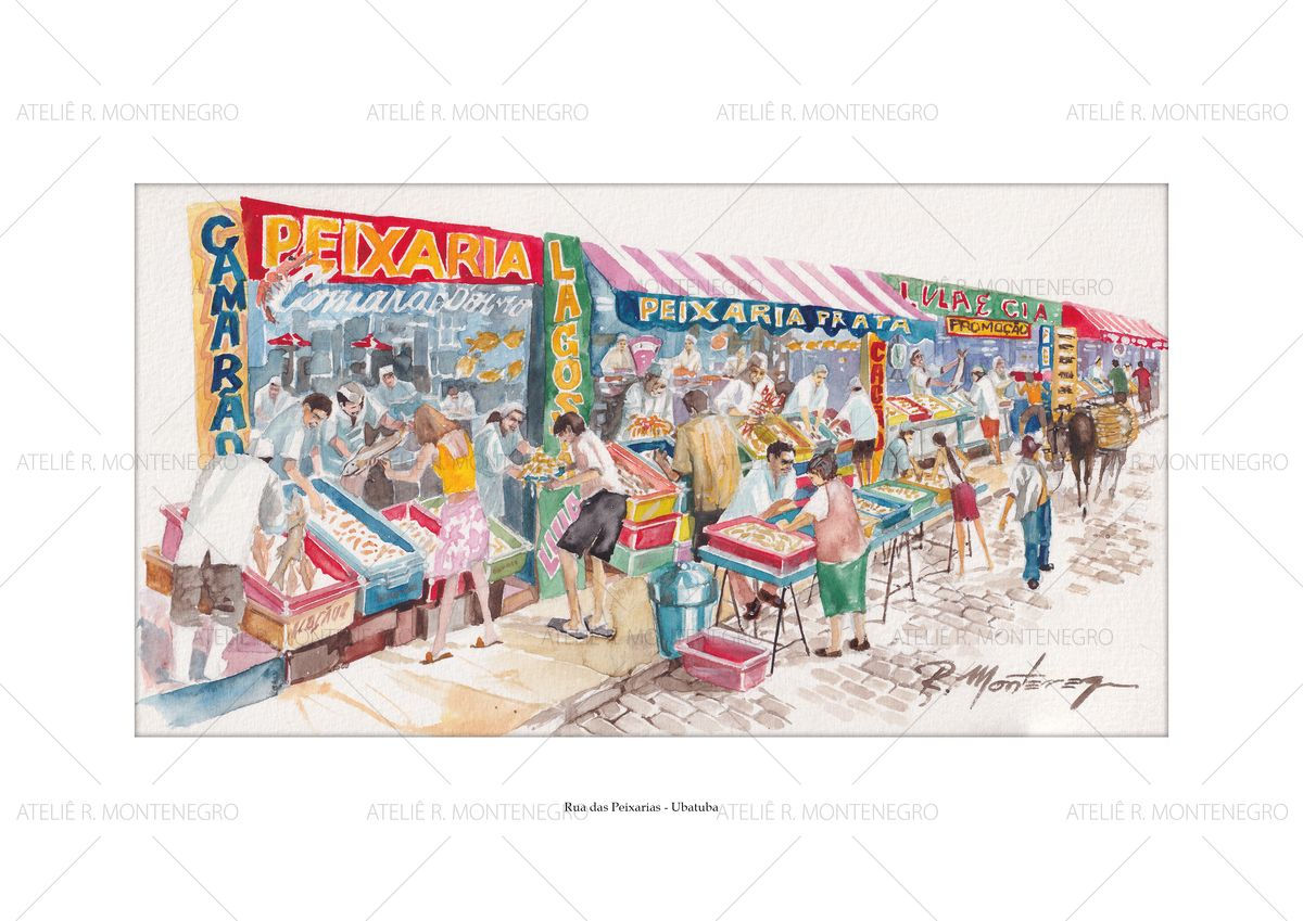 Rua das Peixarias - Ubatuba