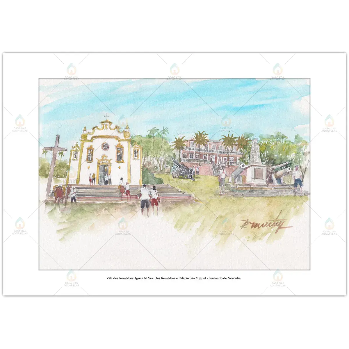 Igreja N. Sra. Dos Remédios e Palácio São Miguel - Fernando de Noronha
