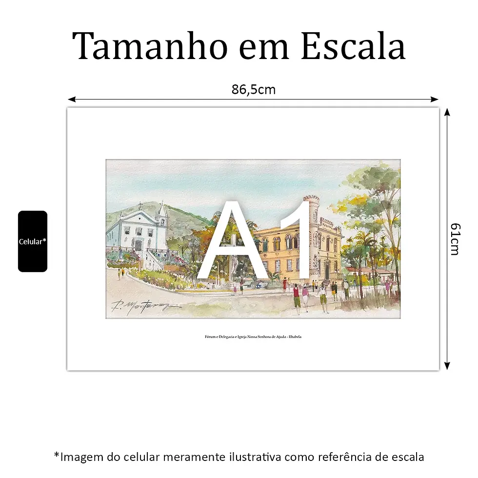 Miniatura: Fórum e Delegacia e Igreja Nossa Senhora de Ajuda - Ilhabela