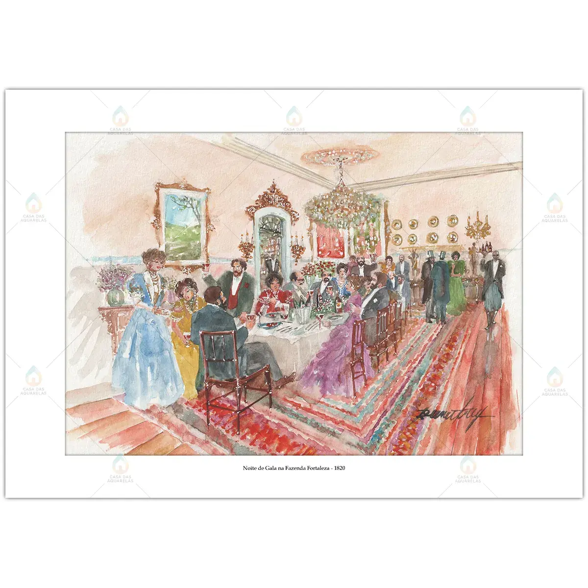 Noite de Gala na Fazenda Fortaleza - 1820
