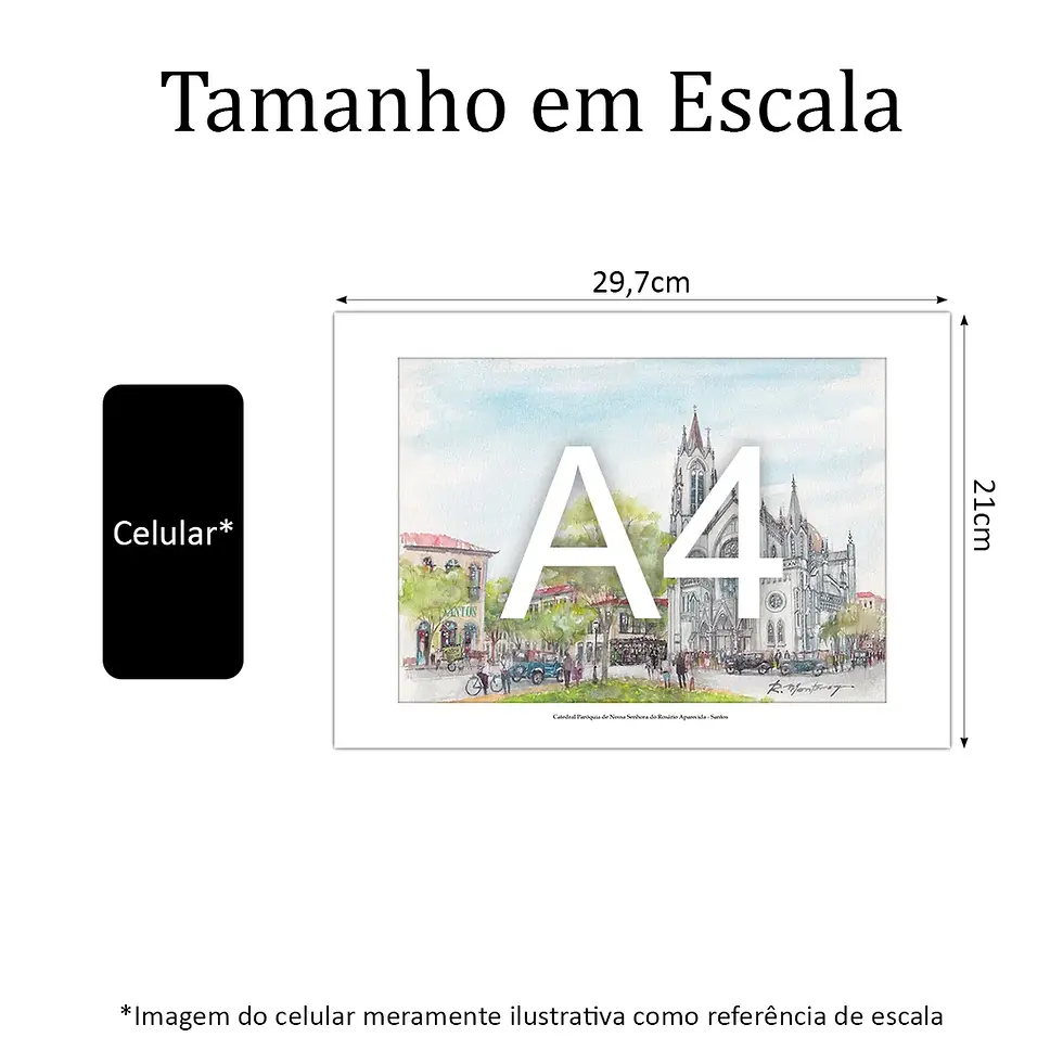 Miniatura: Catedral Paróquia de Nossa Senhora do Rosário Aparecida - Santos