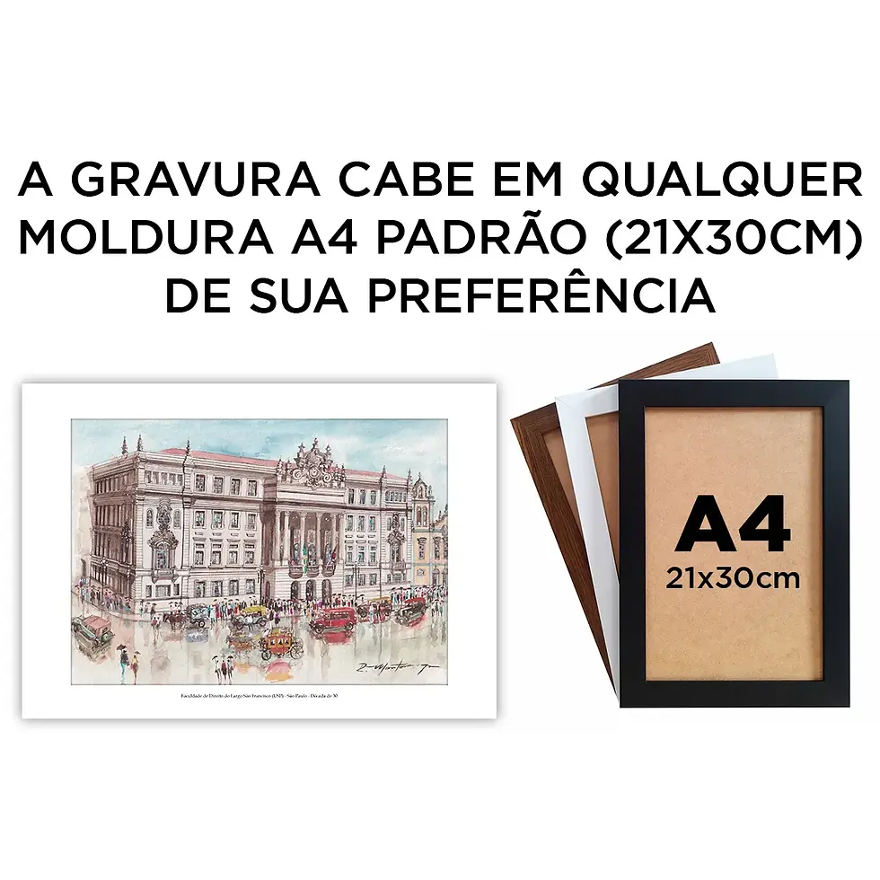 Miniatura: Faculdade de Direito do Largo São Francisco (USP) - São Paulo - Década de 30