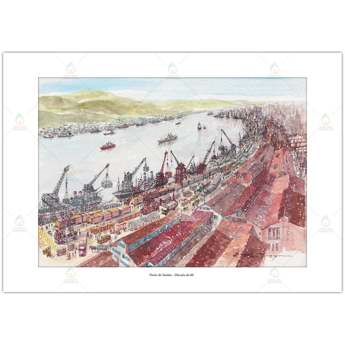 Porto de Santos - Década de 60