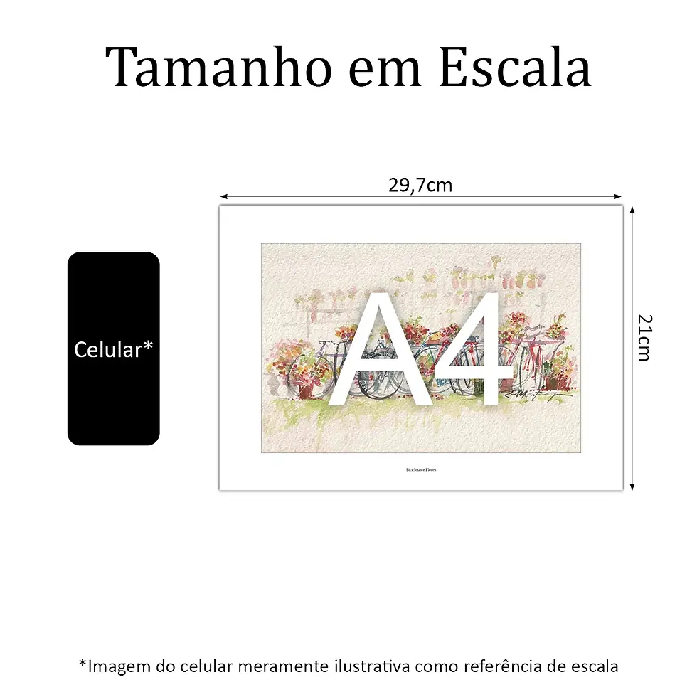 Miniatura: Bicicletas e Flores