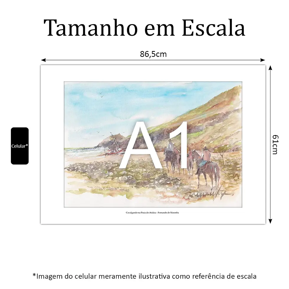 Miniatura: Cavalgando na Praia do Atalaia - Fernando de Noronha