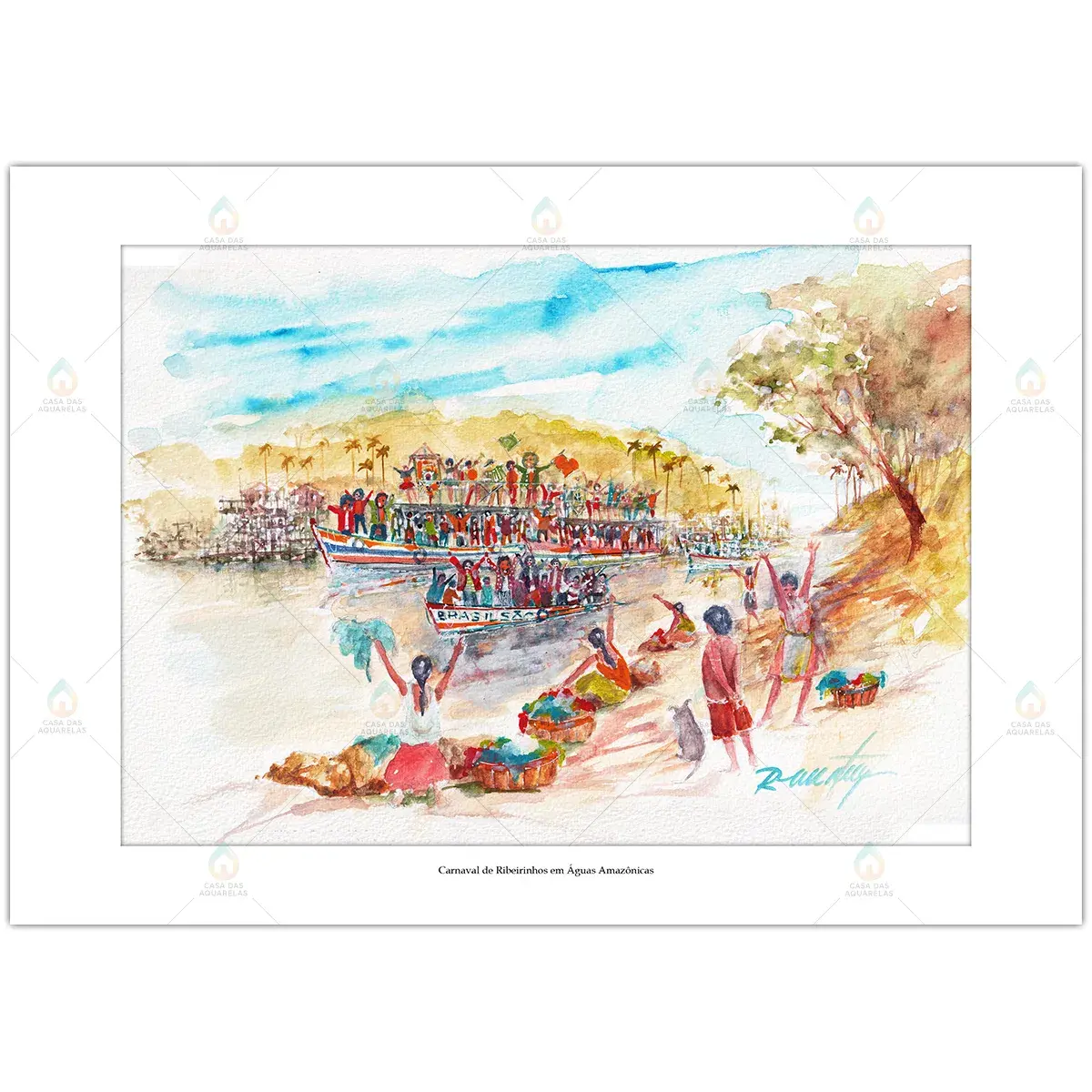 Carnaval de Ribeirinhos em Águas Amazônicas