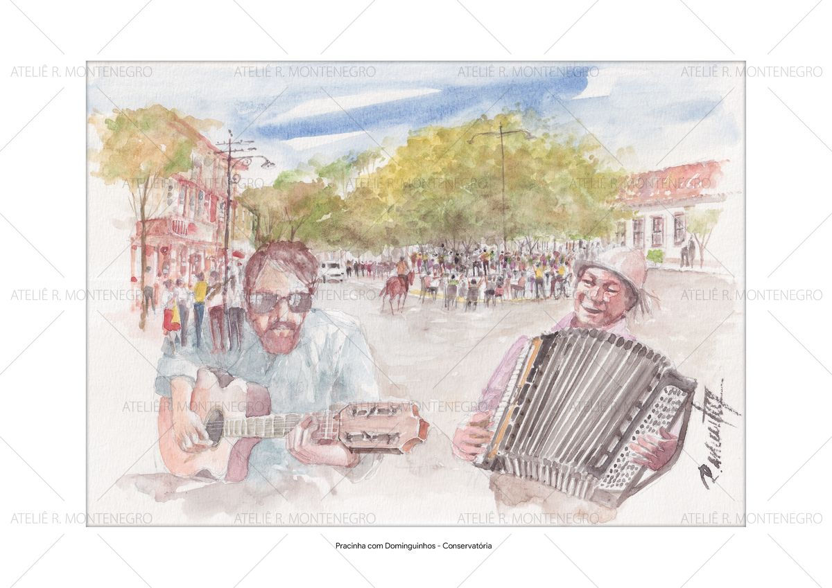 Pracinha com Dominguinhos - Conservatória