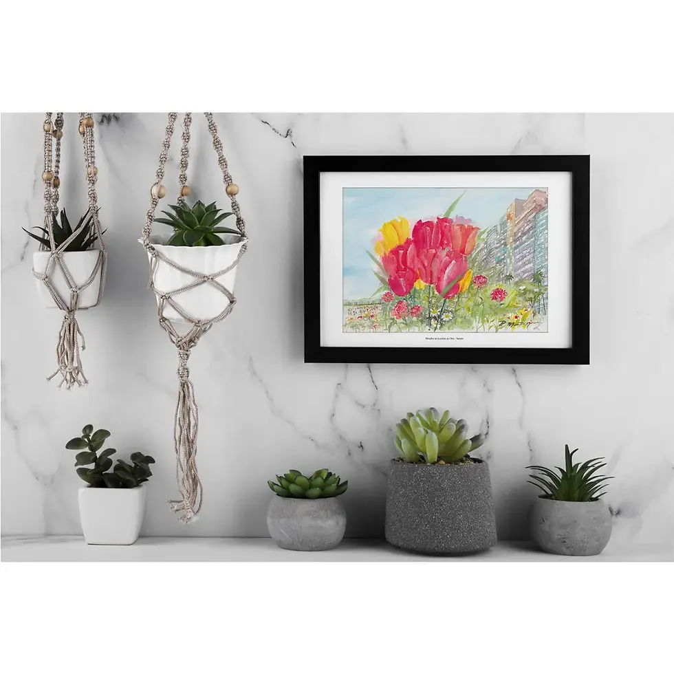 Miniatura: Detalhe do Jardim da Orla - Santos