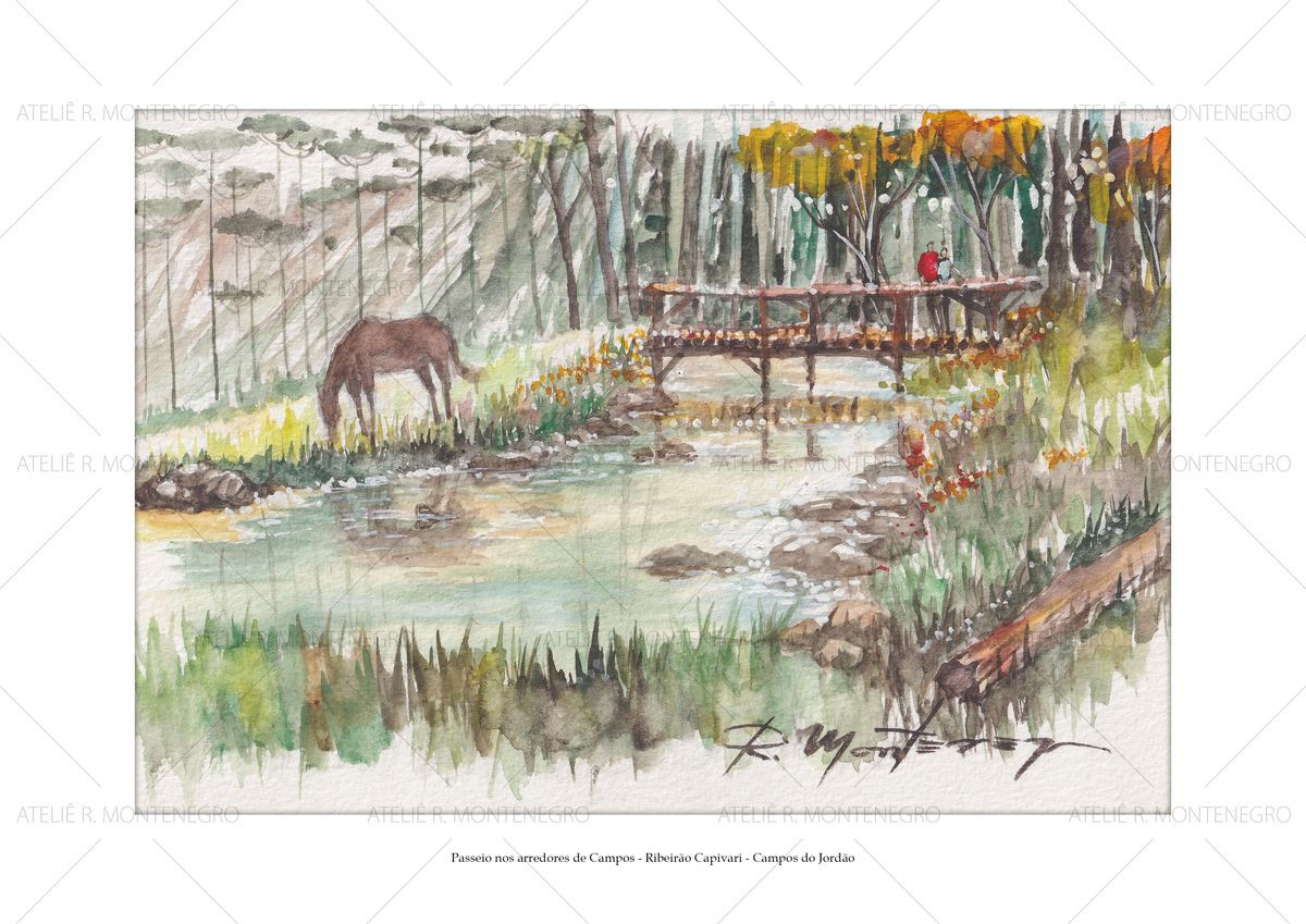 Passeio nos arredores de Campos - Ribeirão Capivari - Campos do Jordão