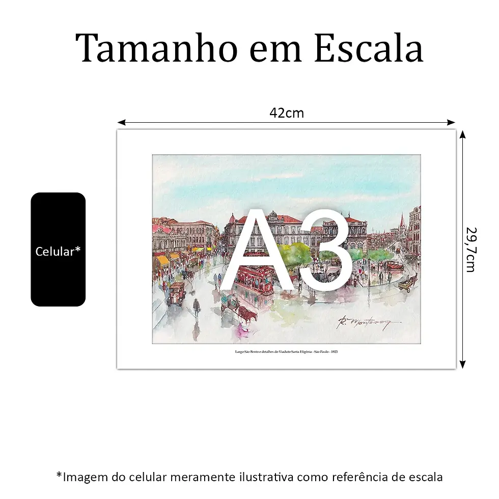 Miniatura: Largo São Bento e detalhes do Viaduto Santa Efigênia - São Paulo - 1925