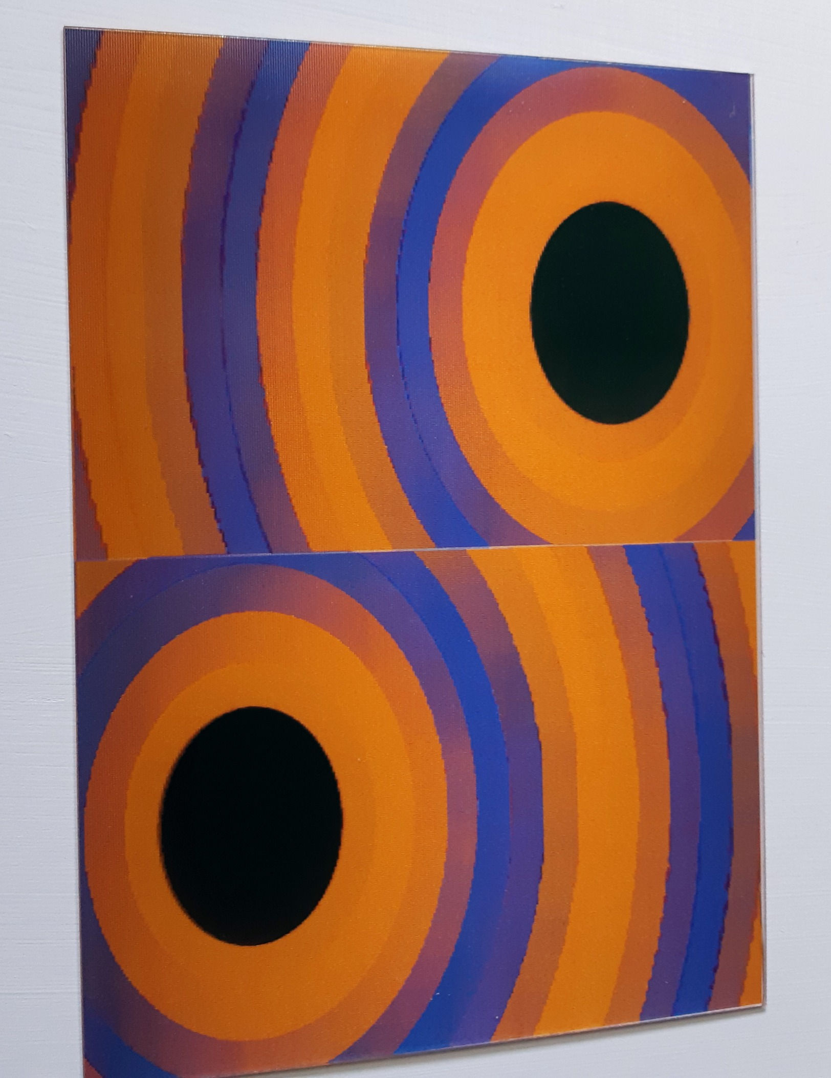 DIY Hypno Eye Sheet - Orange/Blue