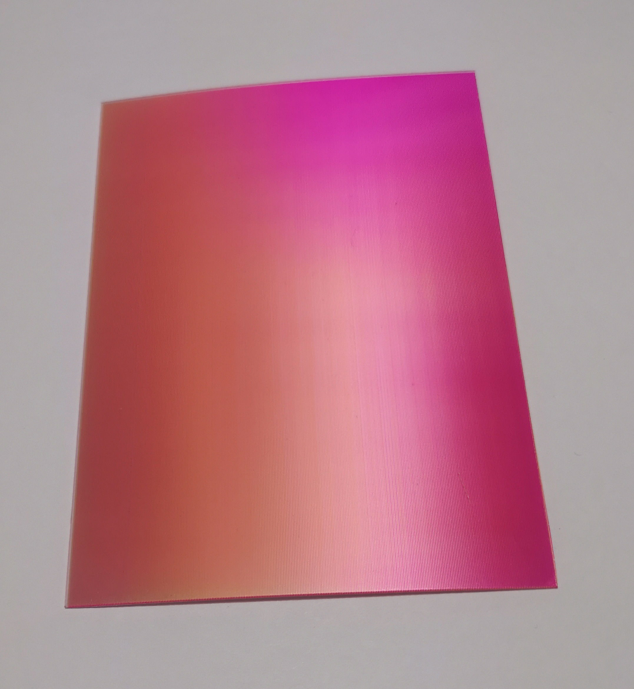 UV Yellow/Hot Pink Colour Shift Sheet