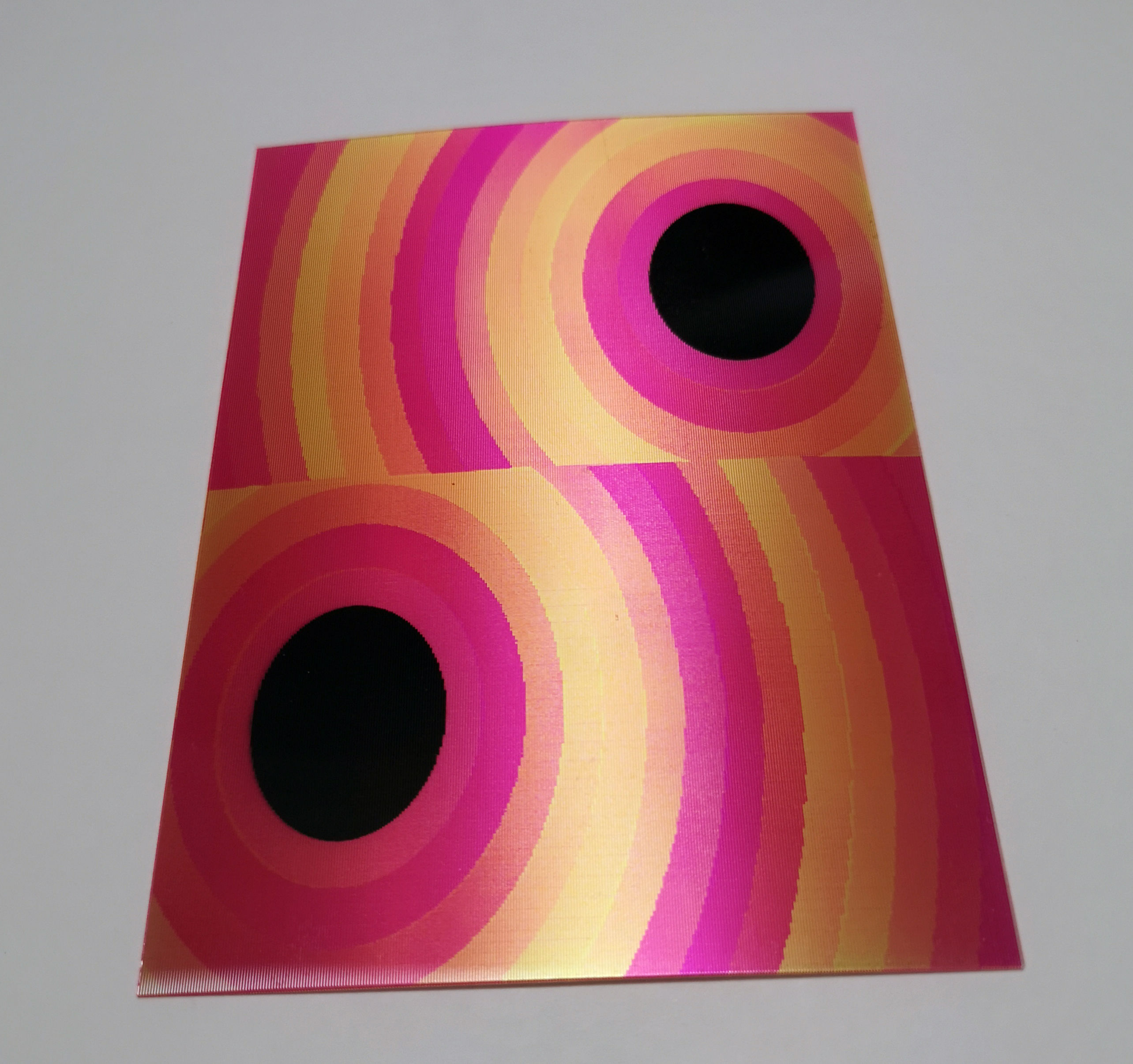 UV Yellow/Hot Pink DIY Hypno Eye Sheet